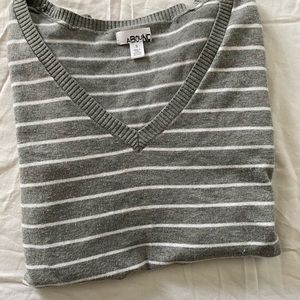 striped v neck